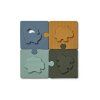 silikonove puzzle dino blue multi mix bodil liewood