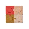 silikonove puzzle rose multi mix bodil liewood