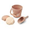 silikonovy set do piesku kit mini shellpale tuscany liewood