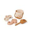 silikonovy set do piesku kit mini seahorse liewood