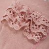 Pančuchy s čipkou Rose Cloud Minymo (Veľkosť 80/86 cm)