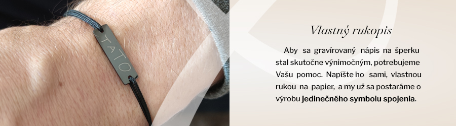 Ako na šperk s vlastnoručne písaným textom?