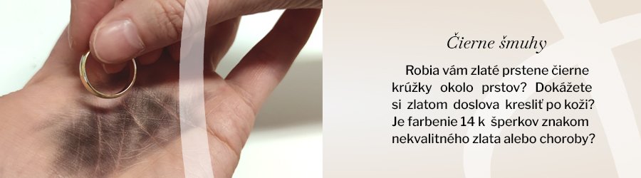 Proč mi zlatý prsten barví kůži do černa?