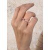 prstienok sparkle milky rose
