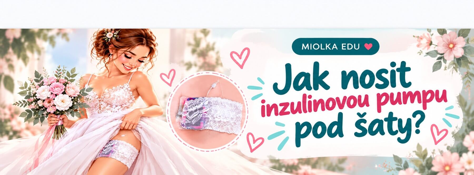 Jak nosit inzulinovou pumpu pod šaty? Praktické možnosti pro ženy i dívky