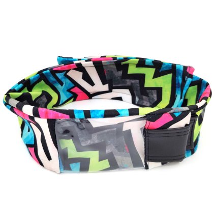Insulin Pump Belt with Window - Graffiti Beat