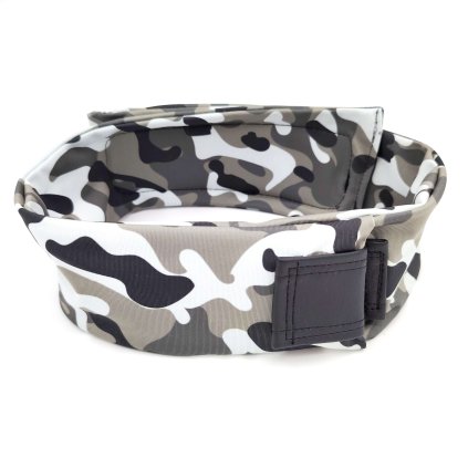 Pás bez okýnka na inzulinovou pumpu - maskáč šedý