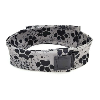 Insulinpumpen-Gürtel – Pfoten auf Grau