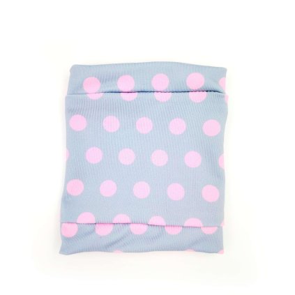 Hülle für Sensor - Rosa Tupfen auf Grau