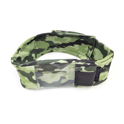 Pás s okýnkem na inzulinovou pumpu Maskáč vojenský