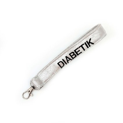 Klíčenka Diabetik - Stříbrná