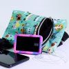 Kids' Backpack for Insulin Pump and Phone – Turquoise Marble