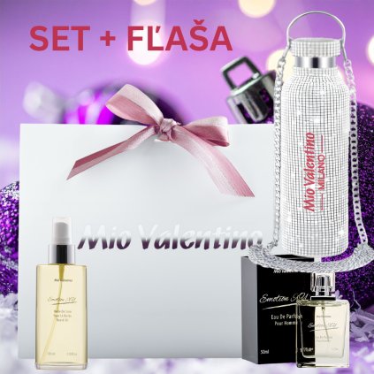 Dárkový set Pour Homme + Million Dreams Láhev na vodu