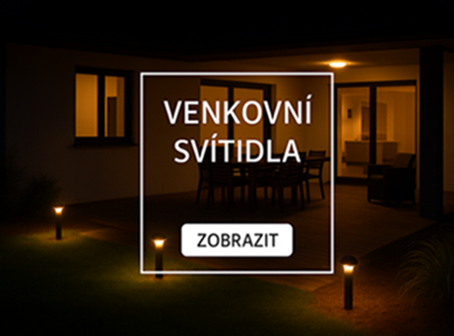 Venkovní svítidla pro Vaši terasu, zahradu i venkovní prostory