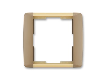 Rámeček 1-násobný kávová/ledová opálová ELEMENT