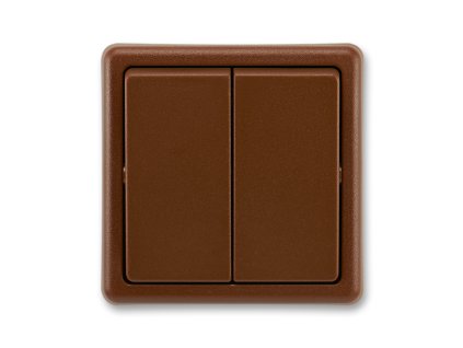 Vypínač č. 5 hnědý CLASSIC