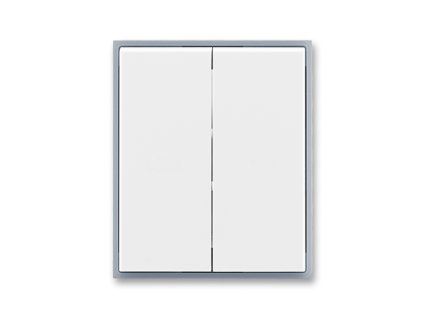 Klapka půlená bílá/ledová šedá ELEMENT