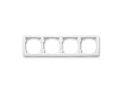 Rámeček 4-násobný bílý SWING