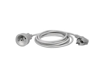 Prodlužovací kabel P0117 1 zásuvka 7m bílý