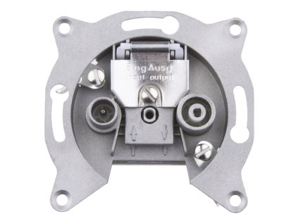 Zásuvka účastnická TV+R průběžná EU 3607 EMOS