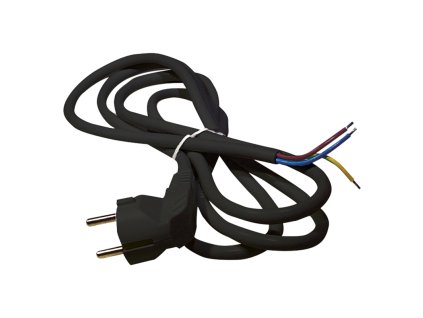 Flexo šňůra 3x1mm 2m H05VV-F černá