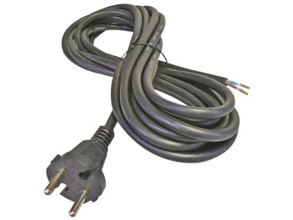 Flexo šňůra 2x1,5mm guma 3m černá