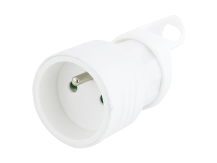 Zásuvka přímá 16A/250V bílá