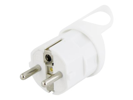 Vidlice přímá 16A/250V bílá EMOS