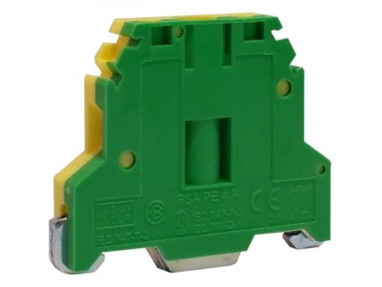 svorka řadová RSA 4A PE zelenožlutá