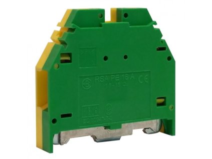 svorka řadová RSA 16A PE zelenožlutá