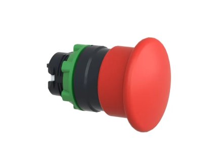 Ovládací hlavice ZB5AC4 stiskací s hřibovým tlačítkem červená