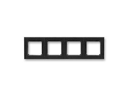 Rámeček 4-násobný onyx/kouřová černá LEVIT M