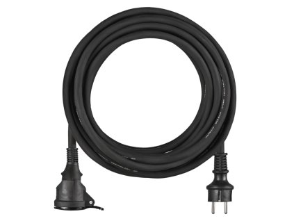 Prodlužovací kabel P01710 1 zásuvka 10m 3x1,5mm guma černý
