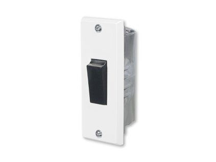 Vypínač č. 6 zárubňový bílý