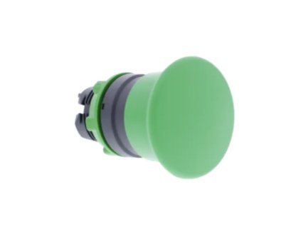 Ovládací hlavice ZB5AC3 stiskací s hříbovým tlačítkem zelená