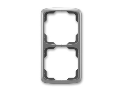 Rámeček 2-násobný svislý kouřově šedý TANGO