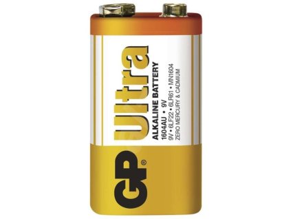 Baterie alkalická 9V GP Ultra