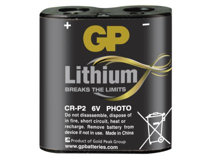 Baterie lithiová CR-P2 GP Lithium
