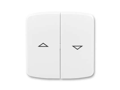 Klapka půlená žaluziová bílá TANGO