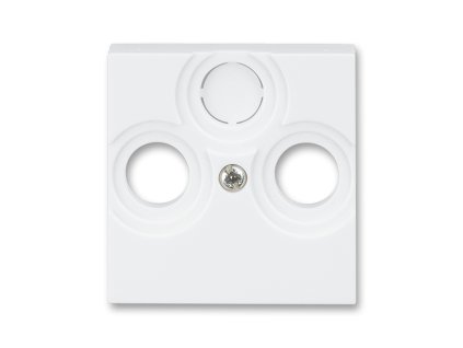 Kryt zásuvky TV+R+SAT bílý LEVIT