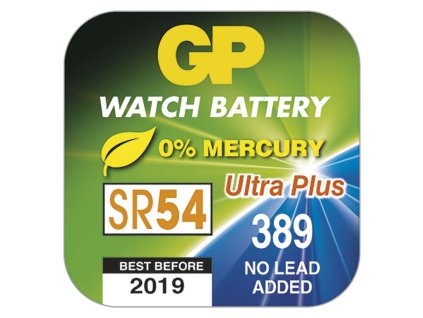 Baterie knoflíková do hodinek 389F GP Ultra Plus