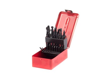 Vrtáky do kovu HSS 1-13mm sada 25ks Lobster