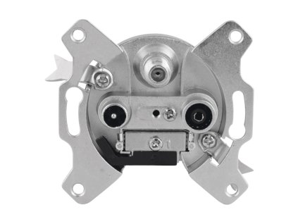 Zásuvka účastnická J0260 TV+R+SAT průběžná EU 3407 EMOS