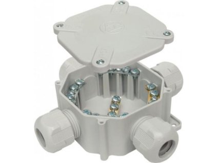 Krabice rozvodná 6455-11 4.P/2 šedá