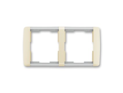 Rámeček 2-násobný slonová kost/ledová bílá ELEMENT