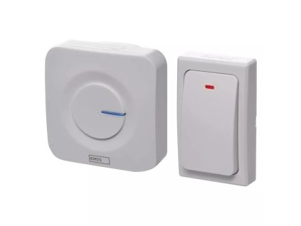 Zvonek bezdrátový P5729 180m bezbateriový bílý EMOS