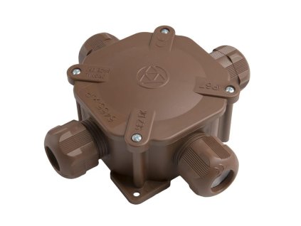 Krabice rozvodná 6455-11 4.P/7 hnědá