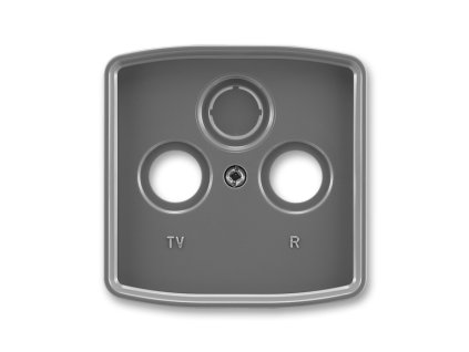 Kryt zásuvky TV+R+SAT kouřově šedý TANGO