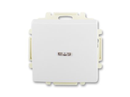 Vypínač č. 1 s průzorem bílý SWING