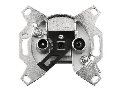 Zásuvka účastnická J0203 TV+R koncová EU 3601P EMOS